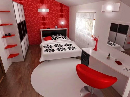 mau do trong phong thuy